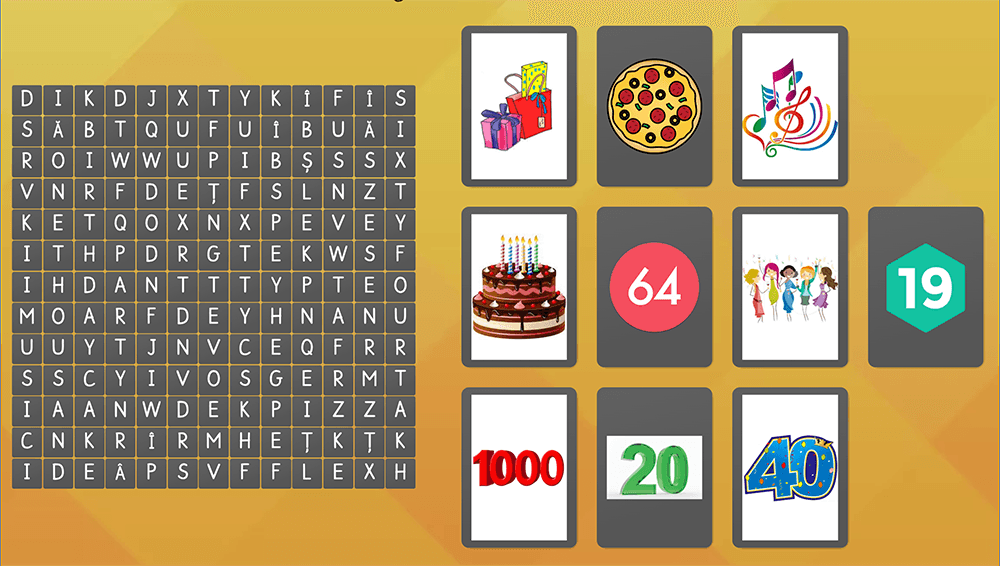 GAME  - Numbers and birthdays