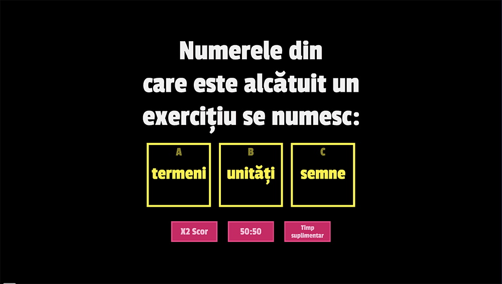 JOC - Adunarea și scăderea numerelor în concentrul 0-10. Probleme care se rezolvă printr-o operație