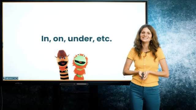 In, on, under