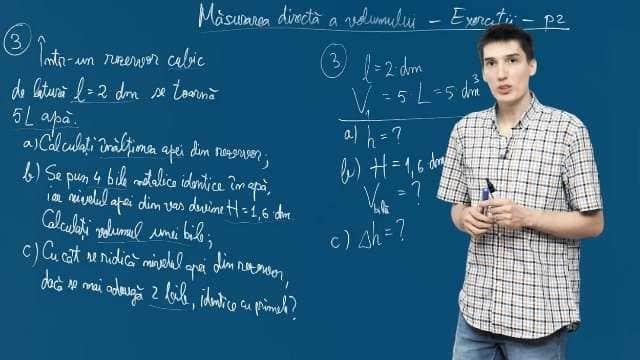 Măsurarea directă a volumului - Exerciții - P2