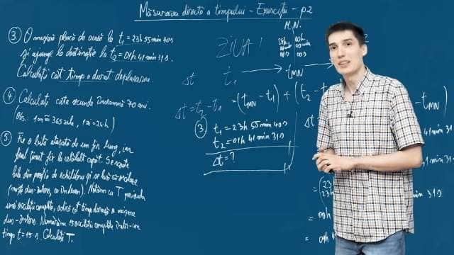 Măsurarea directă a intervalului de timp - Exerciții - P2