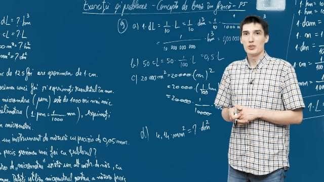 Recapitulare - Concepte de bază in fizică - Exerciții - P5