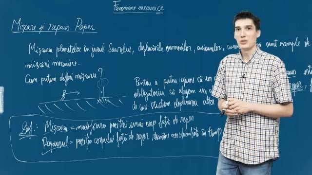 Mișcare și repaus. Reper