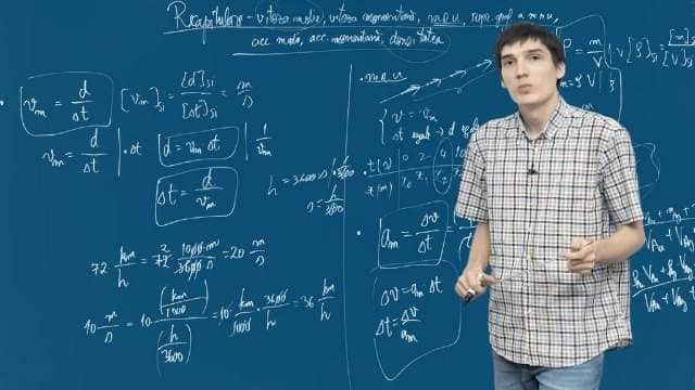 Recapitulare - viteza, mișcarea rectilinie uniformă, accelerația, densitatea