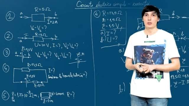 Recapitulare circuite electrice simple - exercitii
