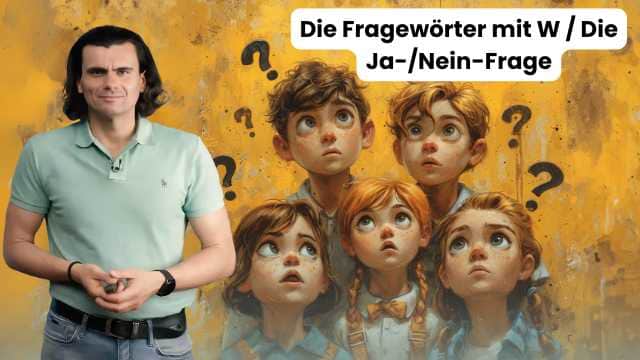 Die Fragewörter mit W / Die Ja-/Nein-Frage - Întrebări cu DA / NU