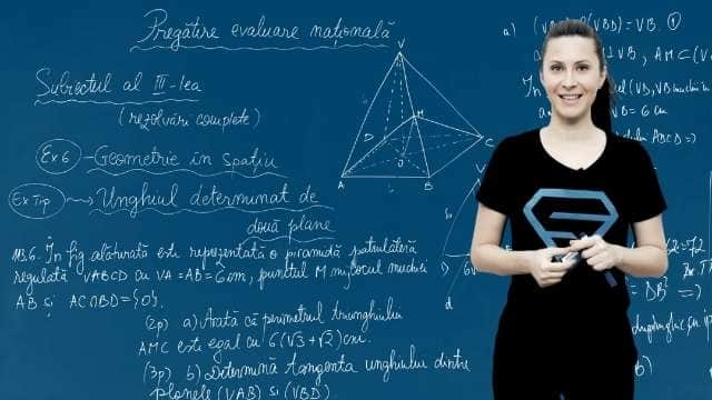 Unghiul determinat de două plane - P3 - EN cl. VIII-a