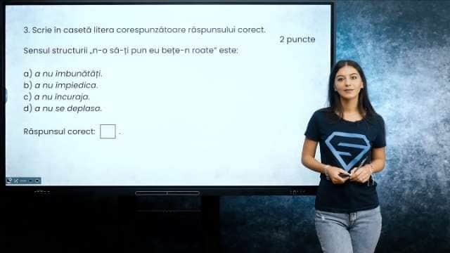 Vocabular - Sensul cuvintelor - Structuri, expresii - EN cl. VIII-a