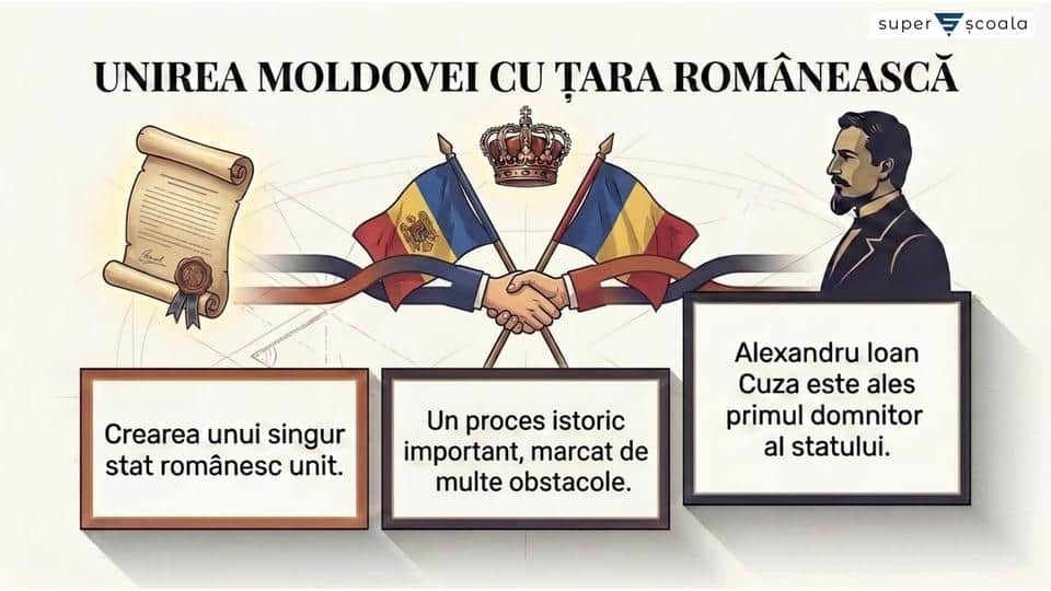 Formarea statului român modern - domnia lui Alexandru Ioan Cuza