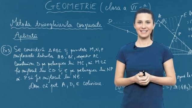 Metoda triunghiurilor congruente - P3