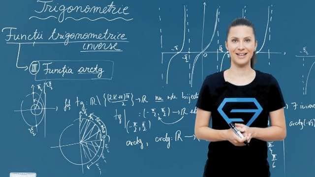 Functii trigonometrice inverse - functia arctg