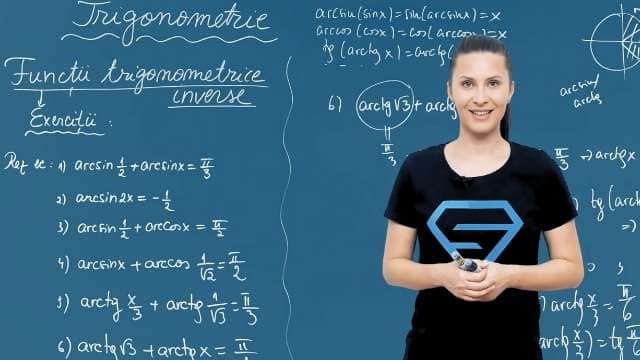 Functii trigonometrice inverse - exercitii