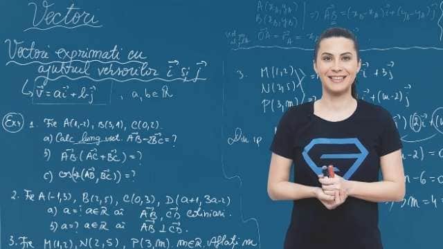 Vectori exprimati cu ajutorul vectorilor i și j - P4