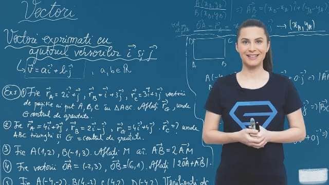 Vectori exprimati cu ajutorul vectorilor i și j - P5