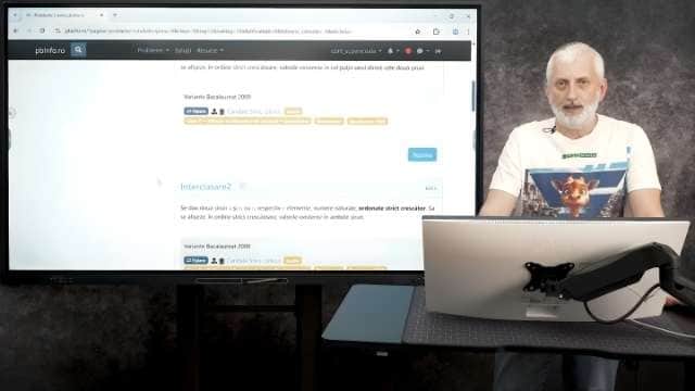 Aplicații - interclasarea vectorilor (2)
