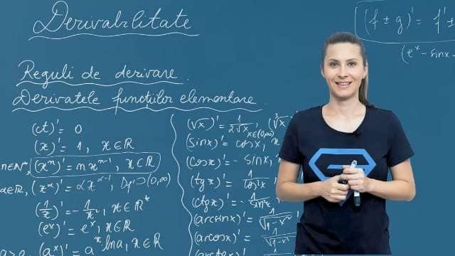 Reguli de derivare - Derivatele funcțiilor elementare