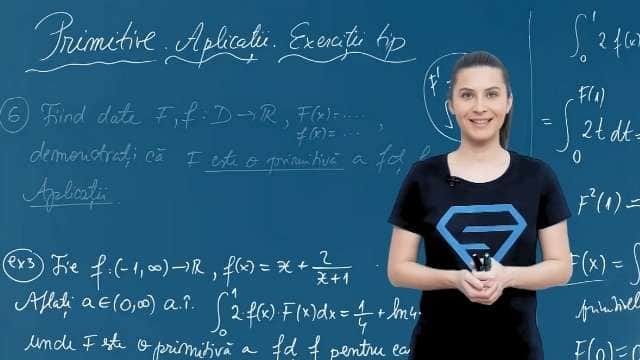 Primitive. Aplicații. Exerciții tip - P2
