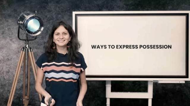 Ways to express possession
