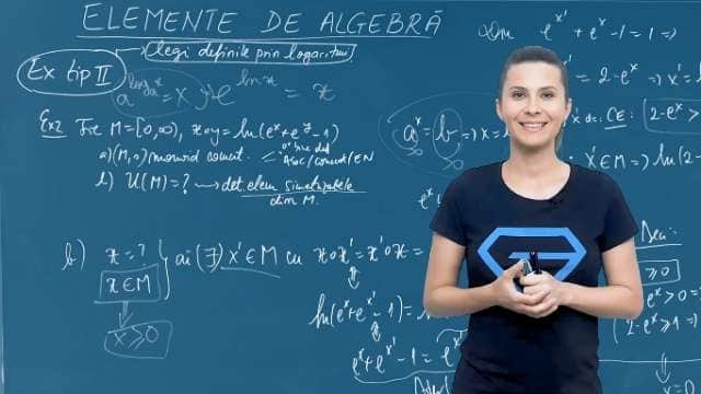Exerciții de tip II - Legi definite prin logaritmi - p3