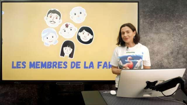 Les membres de la famille. Le vocabulaire de la famille. Les adjectifs possessifs
