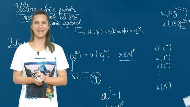 Ultima cifră a puterilor naturale, nenule ale unui număr natural. Introducere