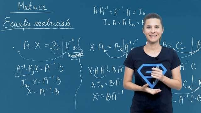 Ecuații matriciale