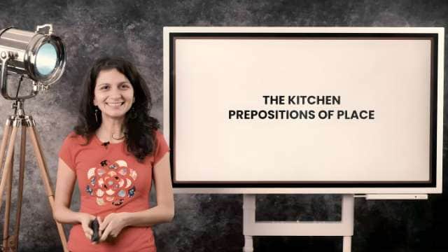 Prepositions of place and the kitchen