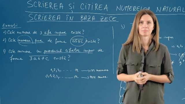 Scrierea în baza 10 - Exerciții