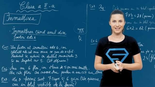Înmulțirea când unul dintre factori este 6 - probleme