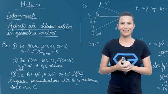 Aplicații ale determinanților în geometria analitica - P2