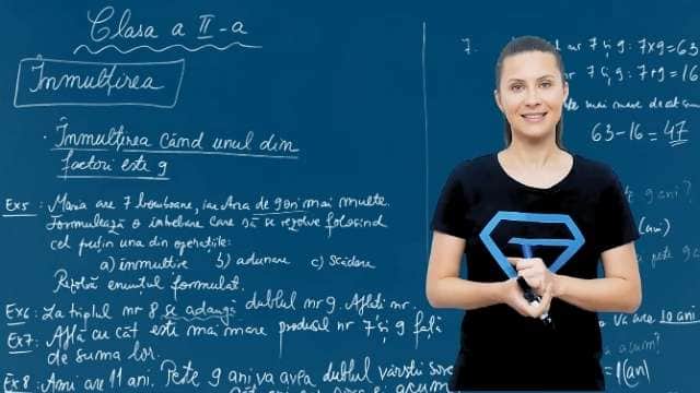 Înmulțirea când unul dintre factori este 9 - probleme