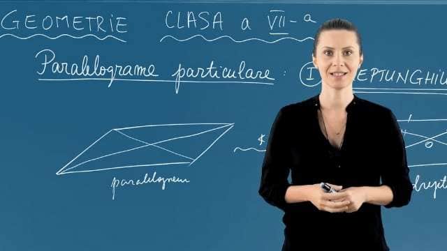 Paralelograme particulare - Dreptunghiul