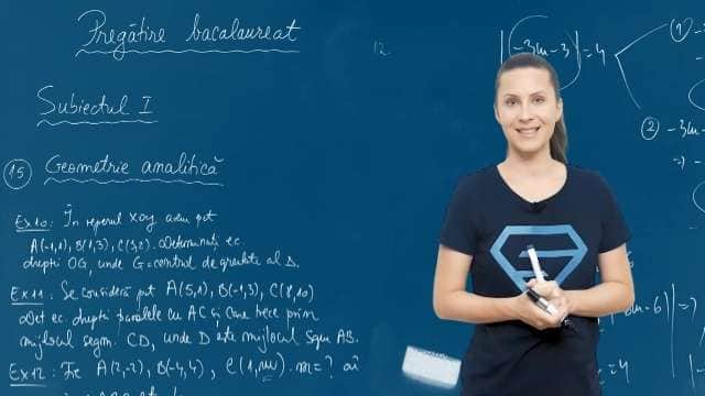 Geometrie analitică. Exerciții - P3
