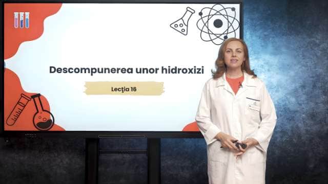 Descompunerea unor hidroxizi