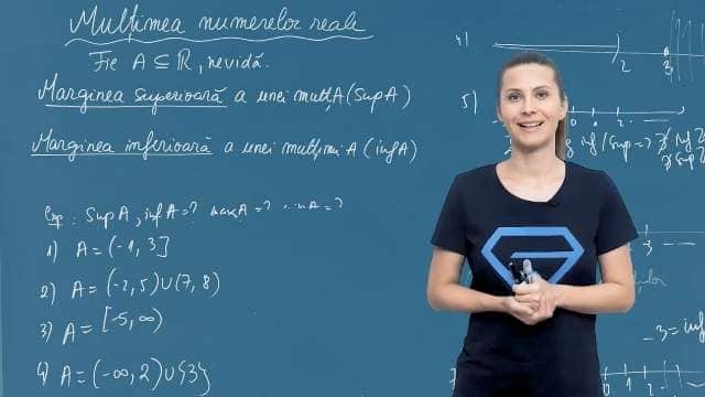 Marginea superioară / inferioară a unei multimi A