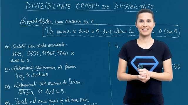Criterii de divizibilitate cu 5