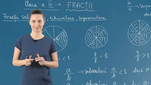 Fractii subunitare, echiunitare, supraunitare
