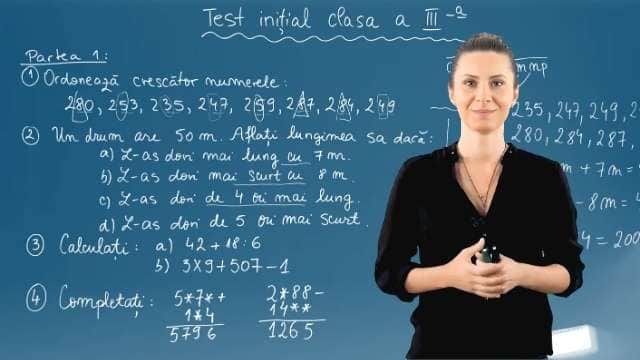 Test de evaluare inițială - Model 1