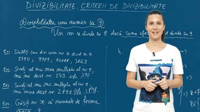 Criterii de divizibilitate cu 9