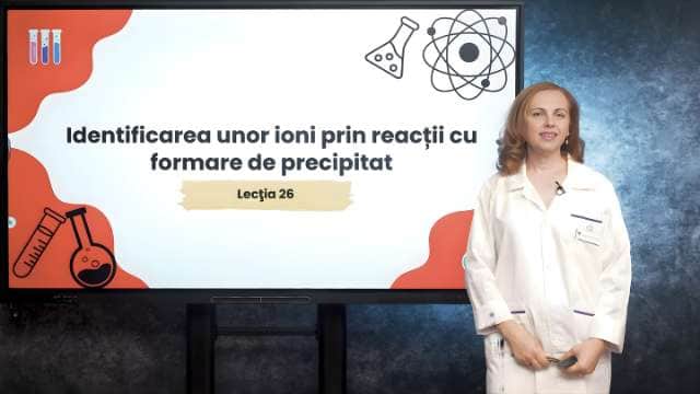 Identificarea unor ioni prin reacții cu formare de precipitat