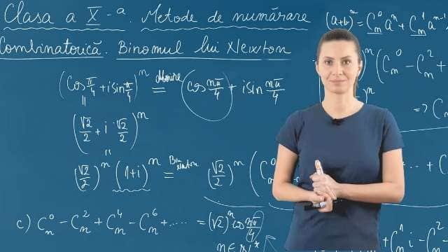Combinatorică. Binomul lui Newton - Exerciții tip - P7