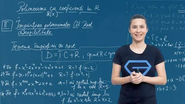 Împărțirea polinoamelor - Cum aplicăm teorema împărțirii cu rest