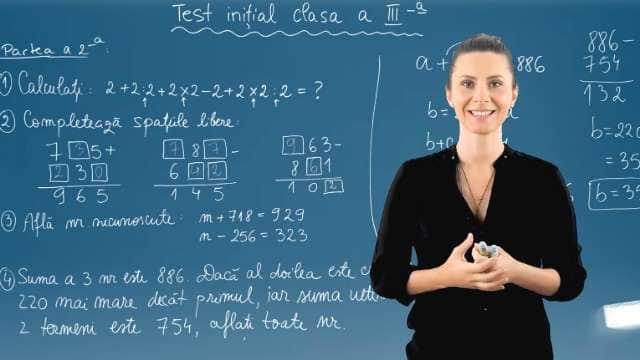 Test de evaluare inițială - Model 2
