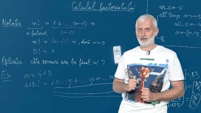 Suma Gauss. Calculul factorialului