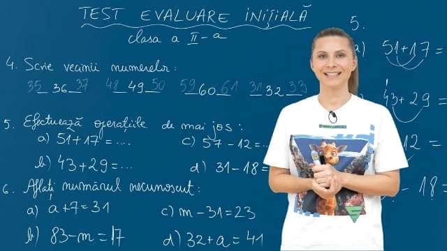 Test evaluare inițială