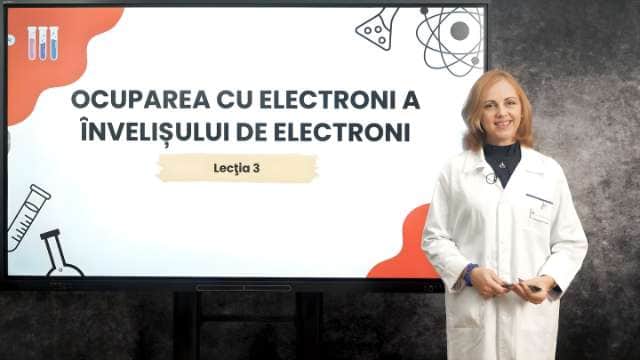 Ocuparea cu electroni a învelișului de electroni