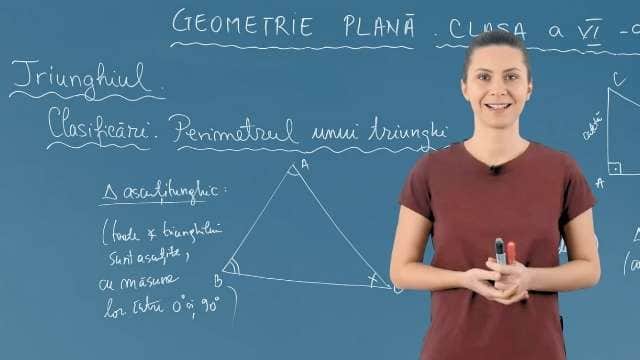 Triunghi. Definiție. Elemente. Clasificare. Perimetru
