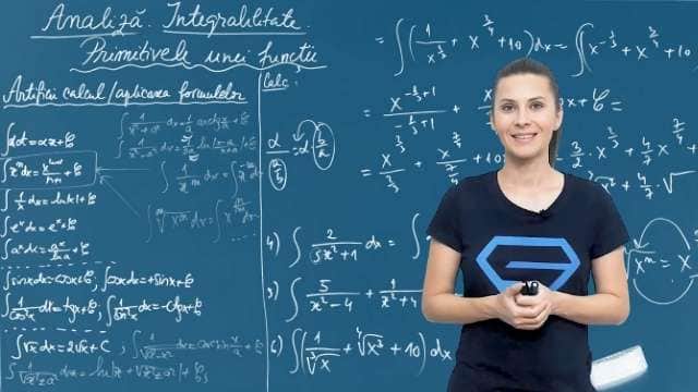 Primitivele unei functii - Artificii calcul / aplicarea formulelor