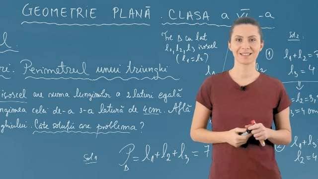 Triunghi. Definiție. Elemente. Clasificare. Perimetru - P5