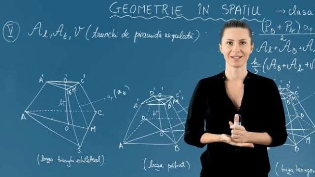 Trunchiul de Piramidă Regulată - Formule